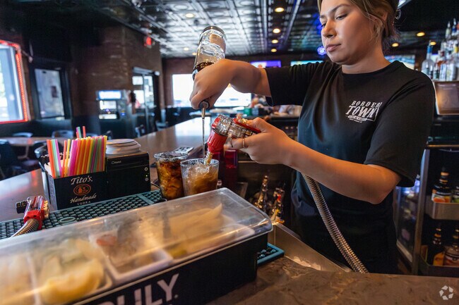 Find delicious cocktails at Bordertown Bar and Grill near Berger.