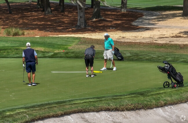 If you’re in the mood for a fun day on the course or seeking a more competitive game, Bay Hill offers a stunning 18-hole golf course.