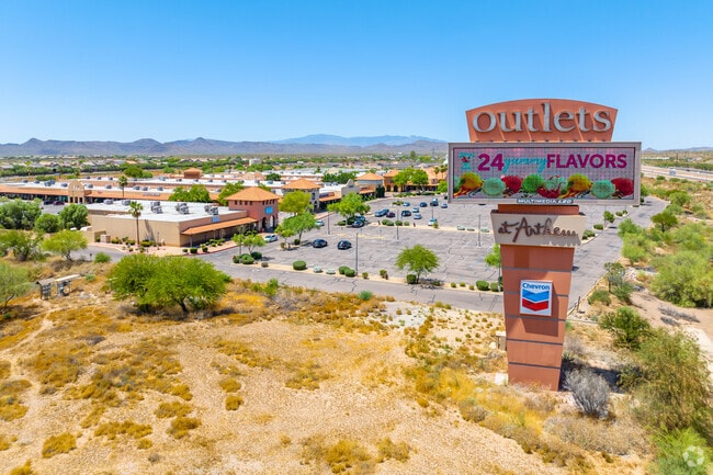 Visit the Outlets at Anthem, where retail therapy embraces sprawling nature.