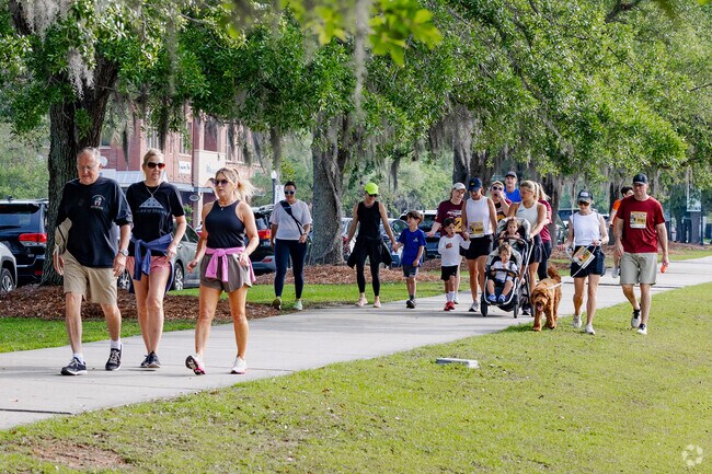 Local runs and trail walks take place right outside of the Ardmore-Sherwood Forest neighborhood.