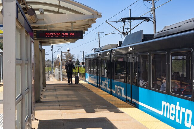 Hop on the UMSL -Metro Link Station for a quick ride to scenic Glen Echo Park.