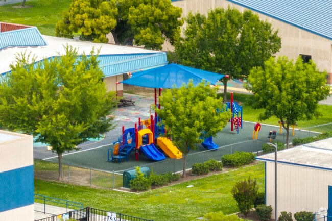 The playground at Bellevue Elementary School in Atwater.