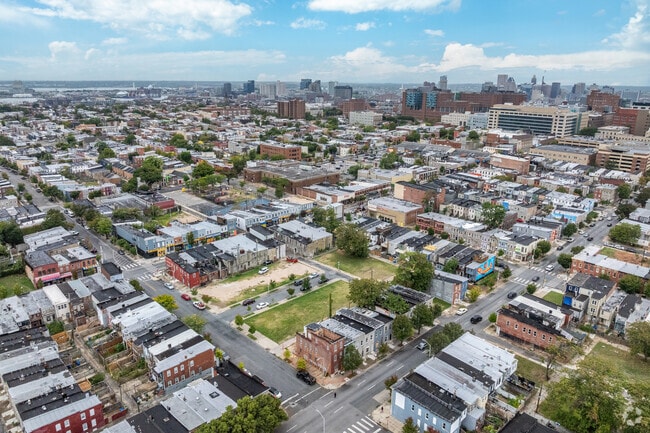 Milton-Montford is a beautiful neighborhood on the outskirts of Baltimore.