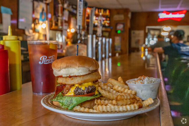 Grab a burger at Tappa Keg Inn near Norton Park.