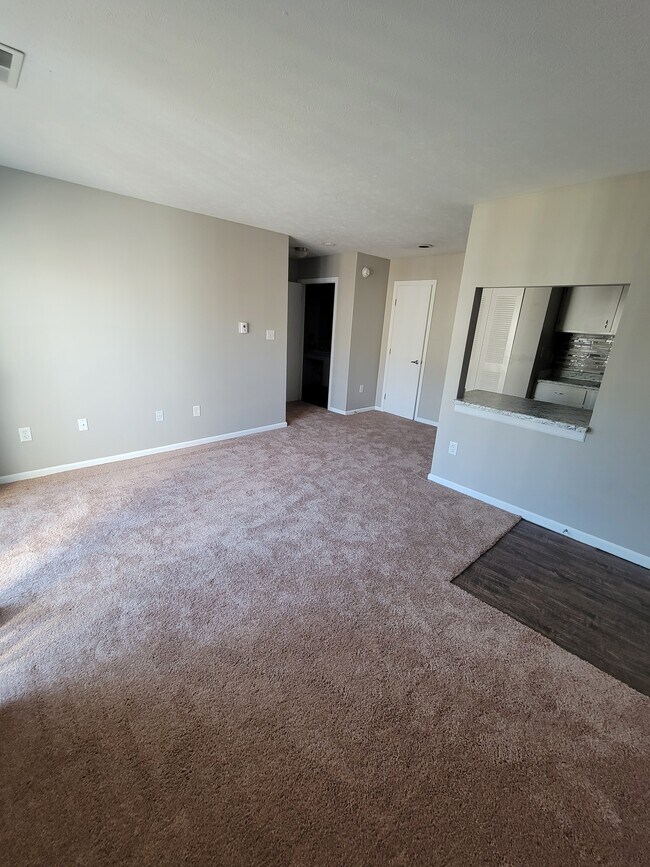 living room view into 