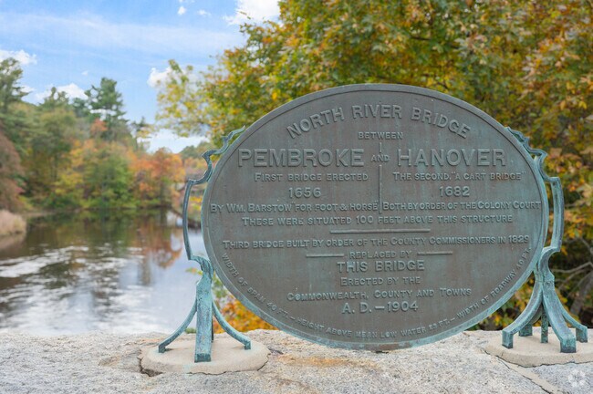 Cast a line from the North River Bridge in North Pembroke for a relaxing fishing experience.