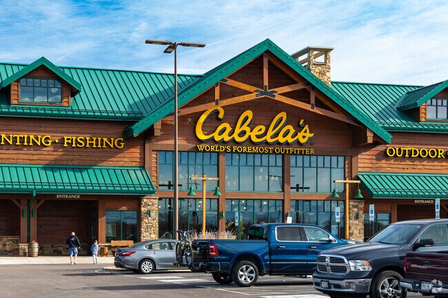 Head to The Grove shopping center in Thornton for shops like Cabela’s.