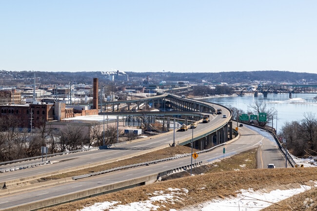 St Joseph is home to nearly 70,000 people, with the Missouri River and major highways running through it.