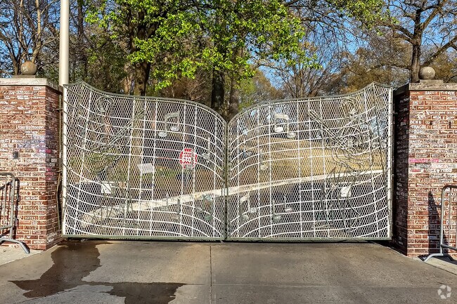 People flood to Whitehaven from near and far to see the famous gates of Graceland.