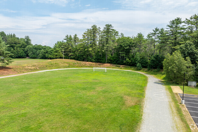 The sports fields at the Barnstead Elementary School in Barnstead, NH.