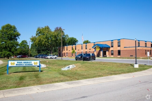 Paul Hadley Middle School serves students in the Mooresville community.
