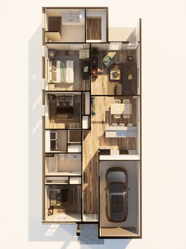 3-Bedroom Floor Plan