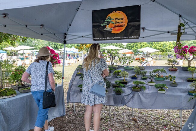Grab yourself a beautiful bonsai plant at the Art in Bloom at Fruits & Spice Park in Outer Homestead, FL.