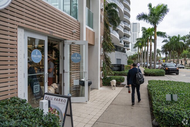 The Media and Entertainment District is also home to many restaurants and shops.