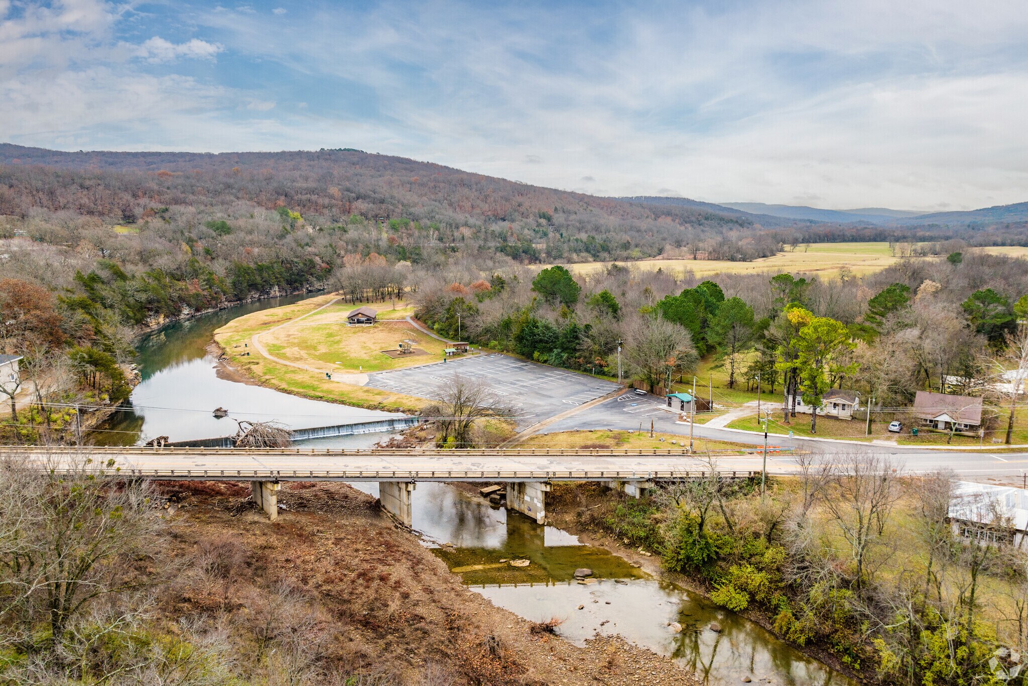 The White River is a prominent fixture of West Fork.