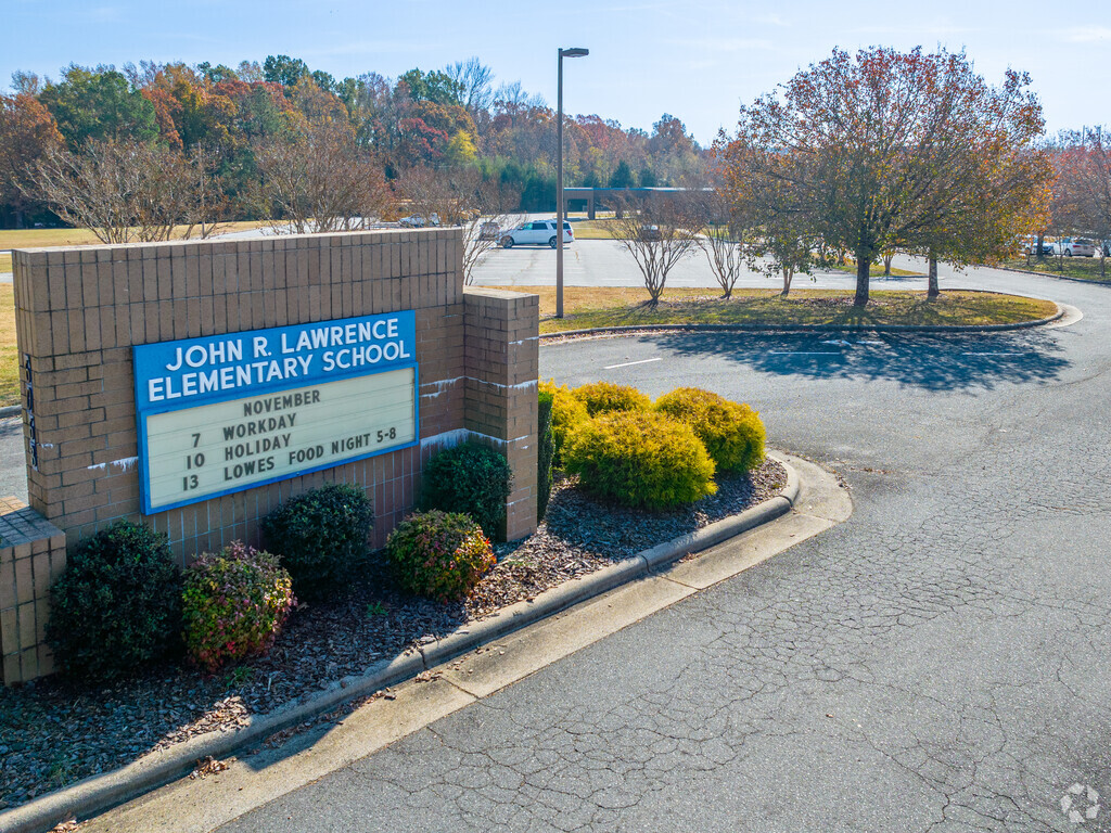 John R Lawrence Elementary School, home of the Lions, serves almost 400 students.