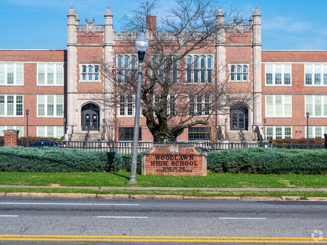 Near Wahouma. Woodlawn High School was in the heart of the Civil Rights movement in the 60's.