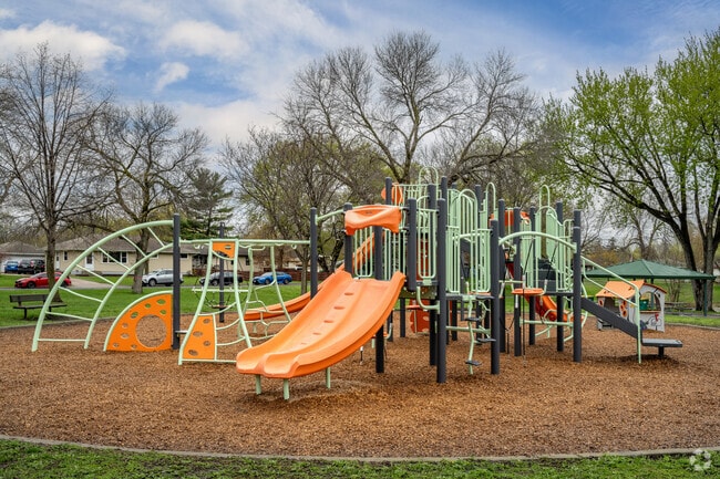 Families head to Orchard Lane Park for the playground.