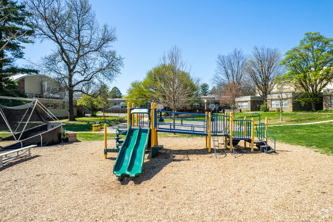 Playgrounds are available for students at Penn Valley Elementary School.