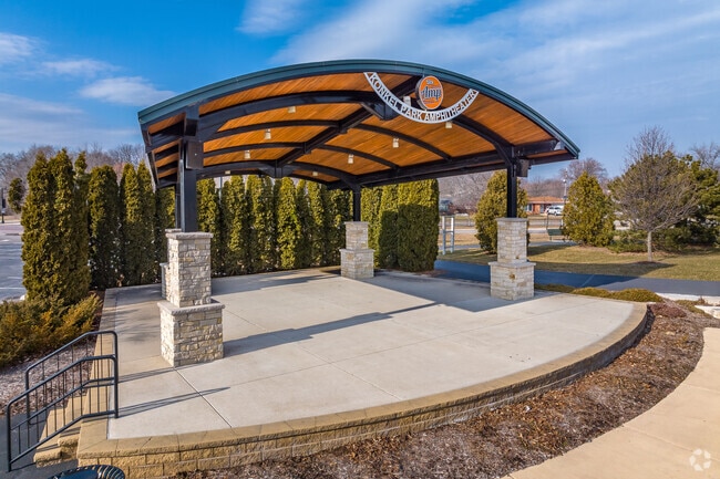 In the summer come to Konkel Park's amphitheater for a show.