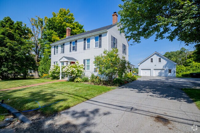 Colonial homes in Wilmot reflect New England charm with symmetrical designs.