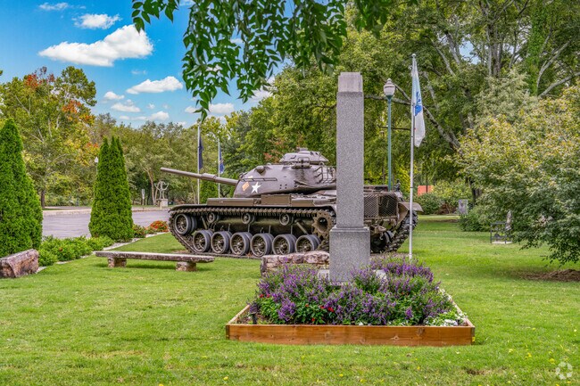 Downtown Hot Springs is home to Veteran Memorial Park.