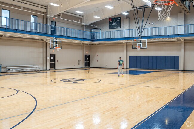 Shoot some hoops at the Moody Civic Center.
