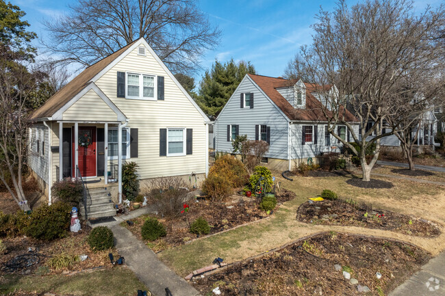 The homes in Towson Manor Village all have their own unique character.