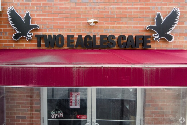 Grab a quick bite of lunch with friends at Two Eagles Cafe in Point Breeze.
