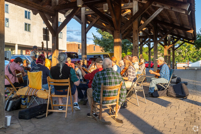 Market Square Jam is were locals get to enjoy live music and building friendships near McBryde.