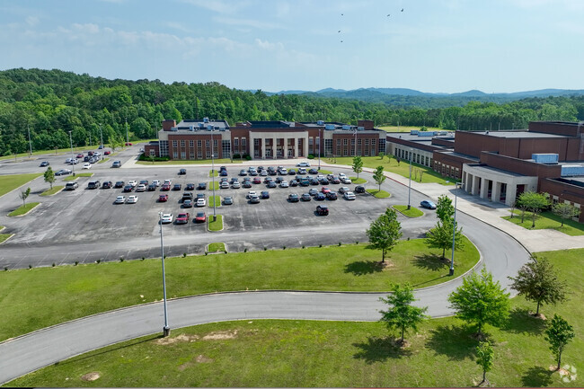 Center Point High School has around 800 students.