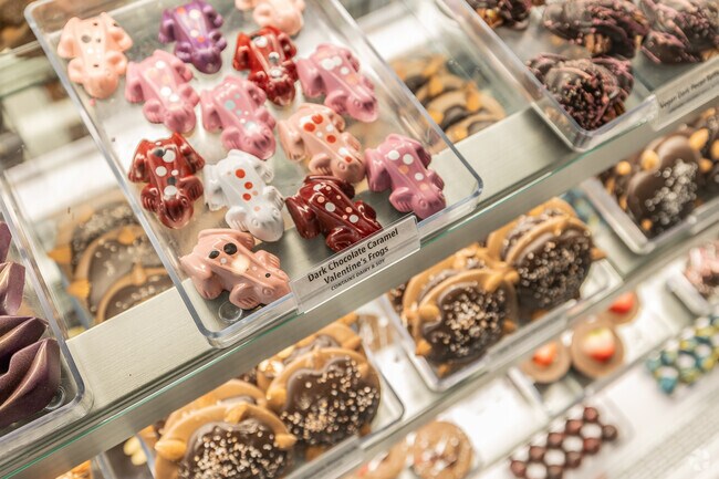 Stop in for a delicious treat at Glacier Chocolate in Forest Hills-Wildwood