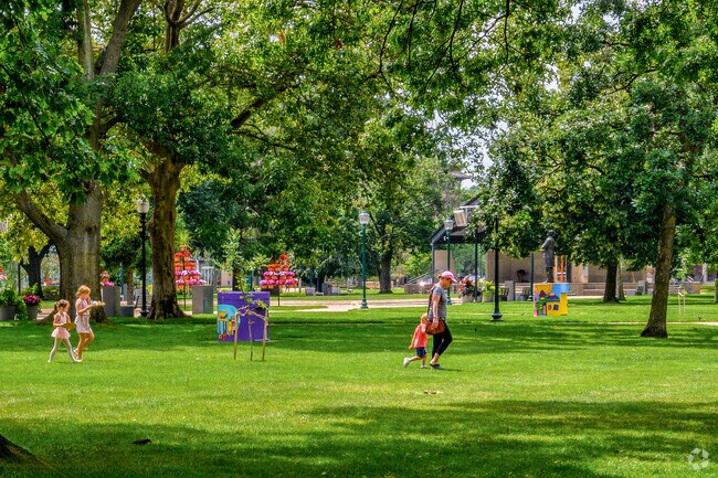 Bronson Park is a popular green space for Stuart residents.