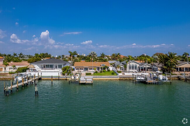 Many homes in the Causeway Isles sit on the water allowing for your own private boating dock.