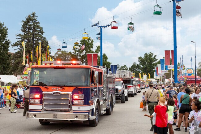 Each year, the Illinois State Fair Twilight Parade marches proudly through Springfield.