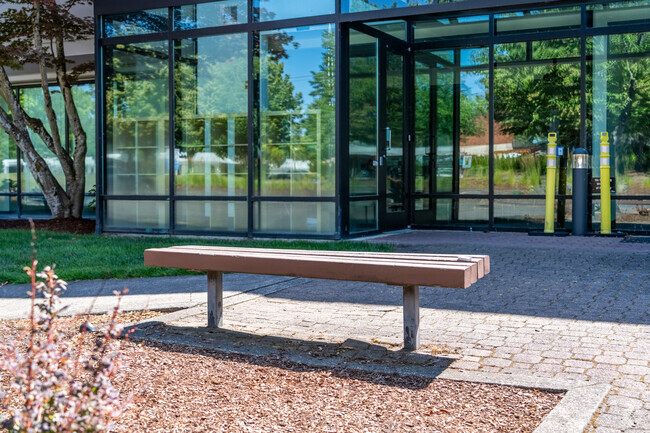 Arco Iris Spanish Immersion School students can sit outside on the benches in Beaverton.