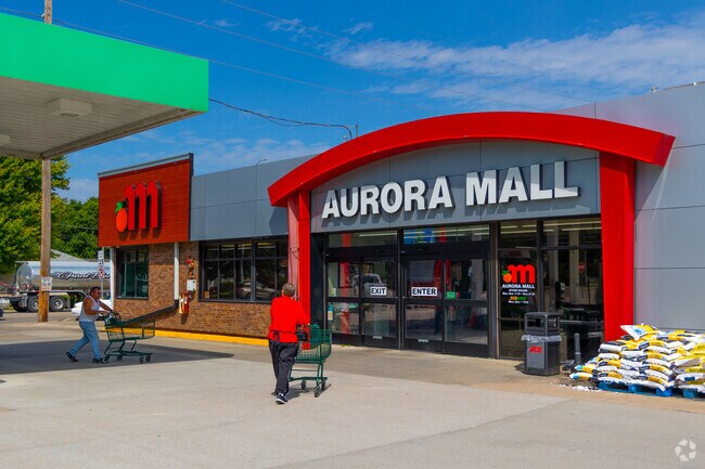 Aurora Mall offers retail convenience close to home with a variety of shops.
