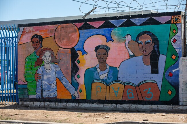 In Keeling, residents are diverse, with artwork throughout the community expressing this.