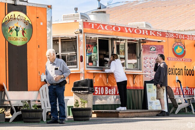 The food trucks on Best Avenue have many cuisines to choose from near Northeast Prairie.