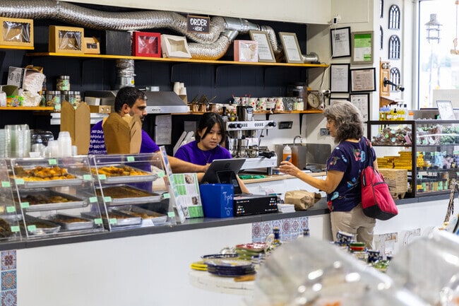 LeSouk Market near Rockledge serves crepes and other sweet and savory café treats.