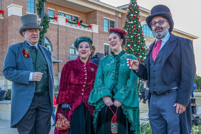 Locals love going to the Prosper Christmas Festival to hear the singing.