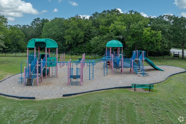 Students engage in active play during recess at Sam Houston Elementary.