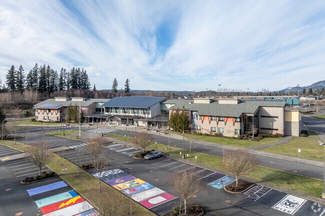 Granite Falls High School building.