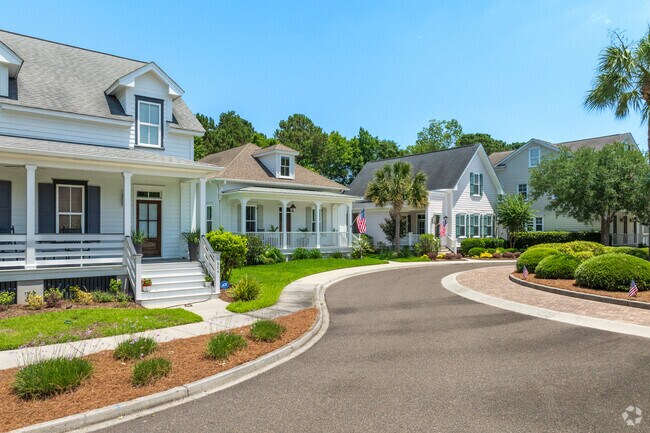 There are new neighborhoods with Coastal Cottage-styled homes in Snee Farm.