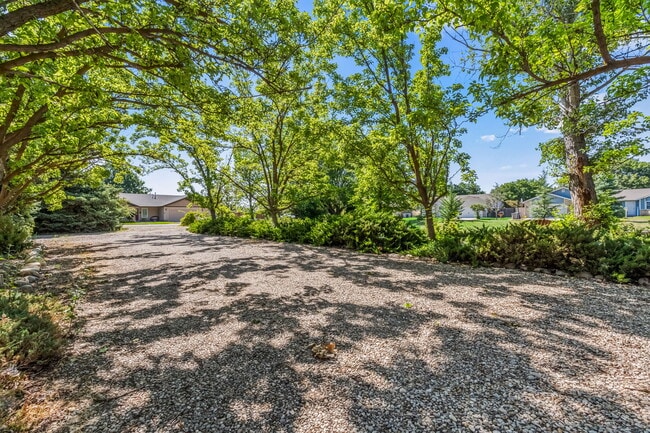 Shaded parking. Tons of shade trees.