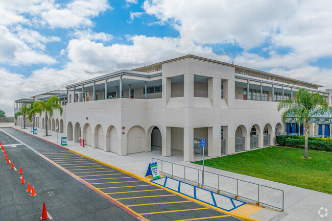 Camarena Elementary's campus is a welcoming space for academic exploration.