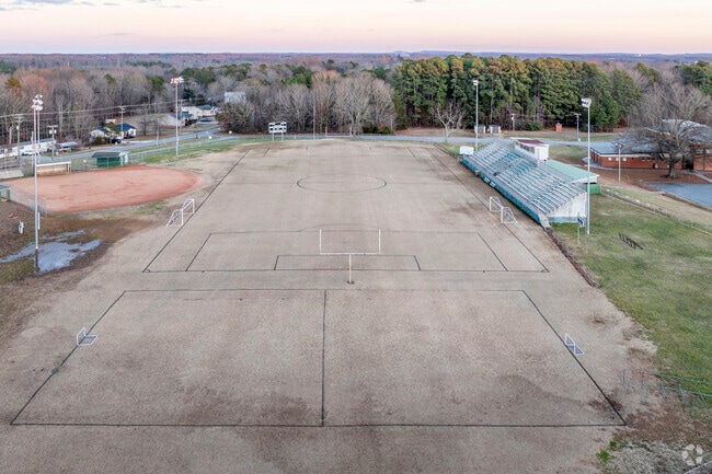 Soccer can also be played on the field at Tyro Middle School.