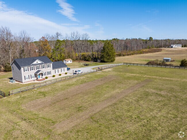 Some homes in rural South Chesterfield County have larger lot and home sizes.