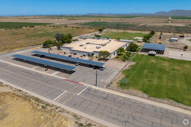 Eloy Intermediate School sits in the north-east corner of Eloy.