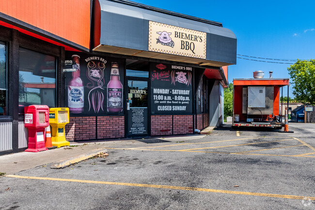 Biemer's BBQ is a local favorite among residents in the Lawrence area.